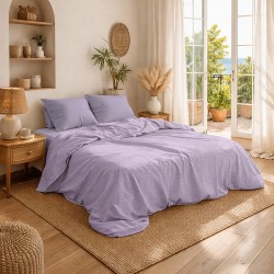 Κουβέρτα Πικέ King Size Solid Classic Pastel Lilac Cotton Dimcol (255x270) 1Τεμ Κουβέρτα Πικέ King Size Solid Classic Pastel Lilac Cotton Dimcol (255x270) 1Τεμ