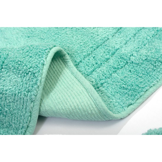 Πατάκια Μπάνιου  Σετ Zucchi Light Aqua Cotton Dimcol 3Τεμ
