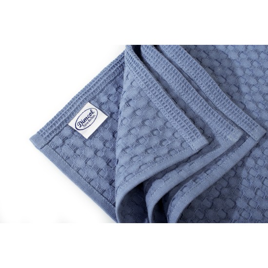 Ποτηρόπανο Πικέ Solid 325 Classic Blue Cotton Dimcol (50x70) 1Τεμ