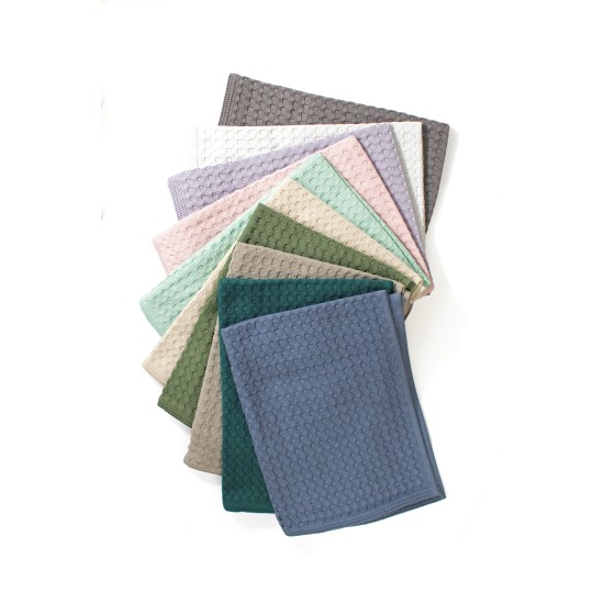 Ποτηρόπανο Πικέ Solid 325 Petrol Cotton Dimcol (50x70) 1Τεμ