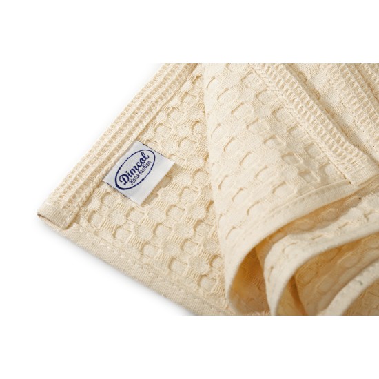 Ποτηρόπανο Πικέ Solid 325 Ecru Cotton Dimcol (50x70) 1Τεμ