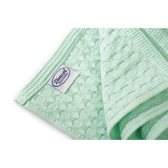 Ποτηρόπανο Πικέ Solid 325 Mint Cotton Dimcol (50x70) 1Τεμ