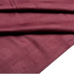 Τραπεζομάντηλο Ανεξίτηλο Νηματοβαφή Bordeaux Cotton Dimcol (140x140) 1Τεμ