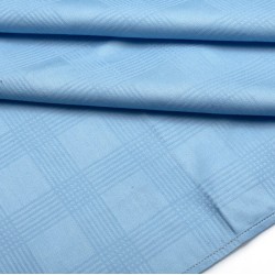 Τραπεζομάντηλο Ανεξίτηλο Νηματοβαφή Sky Blue Cotton Dimcol (140x200) 1Τεμ