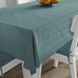Τραπεζομάντηλο Ανεξίτηλο Νηματοβαφή Petrol Cotton Dimcol (140x140) 1Τεμ