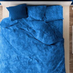 Πάπλωμα Υπέρδιπλο Premium Shadow 631 Electric Blue Cotton Dimcol (220x240) 1Τεμ