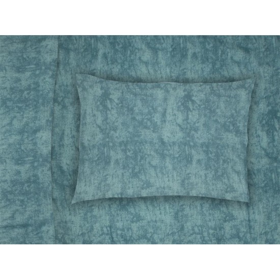 Μαξιλαροθήκη Premium Shadow 616 Petrol Cotton Dimcol (50x70) 1Τεμ