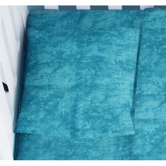 Μαξιλαροθήκη Premium Shadow 620 Turquoise Cotton Dimcol (50x70) 1Τεμ