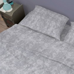 Πανωσέντονο King Size Premium Shadow 621 Light Grey Cotton Dimcol (240x270) 1Τεμ
