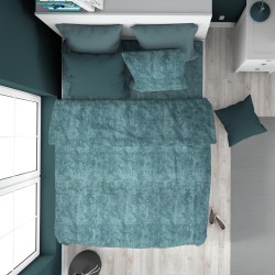 Πανωσέντονο Μονό Premium Shadow 616 Petrol Cotton Dimcol (160x240) 1Τεμ