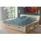 Πανωσέντονο Υπέρδιπλο Premium Shadow 616 Petrol Cotton Dimcol (220x240) 1Τεμ