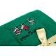 Πετσέτες Χριστουγεννιάτικες 0 Σετ Christmas Time Socks Green Cotton Dimcol 2Τεμ