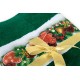 Πετσέτες Χριστουγεννιάτικες 0 Σετ Christmas Time Ornaments Green Cotton Dimcol 2Τεμ