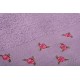 Πετσέτα Με Κέντημα Σώματος Ανθάκι Mauve Cotton Dimcol (70x140) 1Τεμ