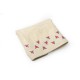Πετσέτα Με Κέντημα Προσώπου Ανθάκι Ecru Cotton Dimcol (50x90) 1Τεμ
