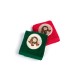 Πετσέτες Χριστουγεννιάτικες 0 Σετ Jingle Bells Red-Green Cotton Dimcol (40x60) 2Τεμ