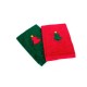 Πετσέτες Χριστουγεννιάτικες 0 Σετ Christmas Time Christmas Tree Red-Green Cotton Dimcol (40x60) 2Τεμ