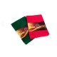 Πετσέτες Χριστουγεννιάτικες 0 Σετ Christmas Time Merry Christmas Red-Green Cotton Dimcol (40x60) 2Τεμ