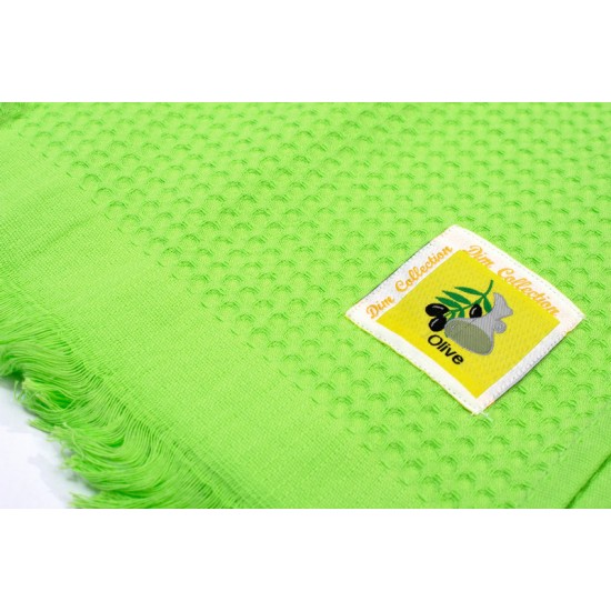Ποτηρόπανo Πικέ Olive Green Cotton Dimcol (45x65) 1Τεμ