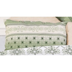 Μαξιλαροθήκη Καλλιπάτειρα 334 L.Green-Olive Polycotton Dimcol (50x70) 1Τεμ