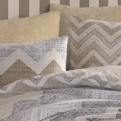 Μαξιλαροθήκη Αθηνά 406 Beige Polycotton Dimcol (50x70) 1Τεμ