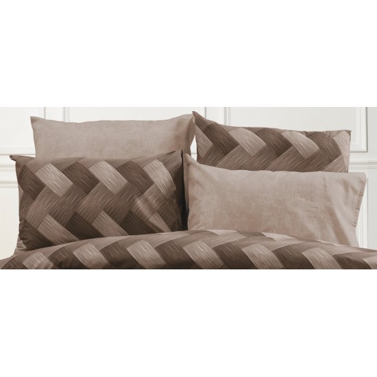 Μαξιλαροθήκη Αλκμήνη 451 Beige Dimcol (50x70) 1Τεμ