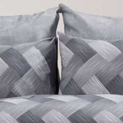 Μαξιλαροθήκη Αλκμήνη 452 Grey Dimcol (50x70) 1Τεμ