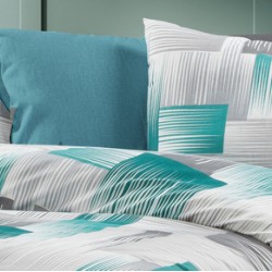 Μαξιλαροθήκη Print Ευφημία 475 Petrol Dimcol (50x70) 1Τεμ