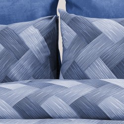 Μαξιλαροθήκη Αλκμήνη 454 Blue Dimcol (50x70) 1Τεμ