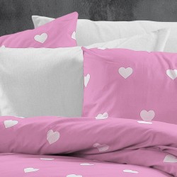 Μαξιλαροθήκη Print Αίσθησις 608 Pink Dimcol (50x70) 1Τεμ