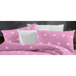Μαξιλαροθήκη Print Αίσθησις 608 Pink Dimcol (50x70) 1Τεμ