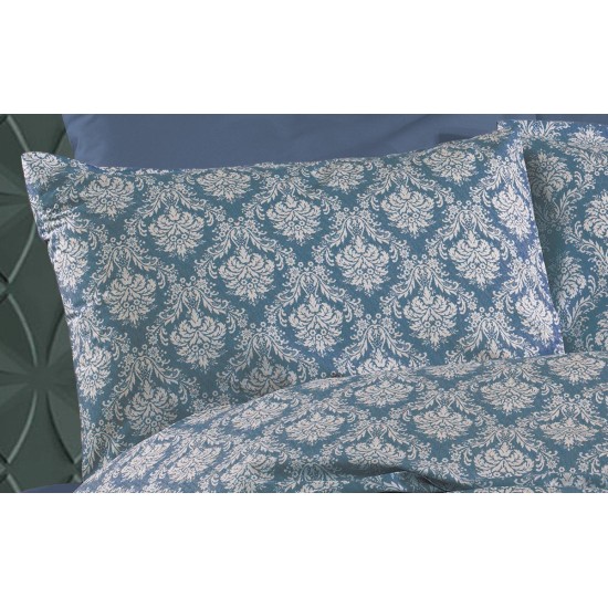 Μαξιλαροθήκη  Οφηλία 279 Blue Polycotton Dimcol (50x70) 1Τεμ