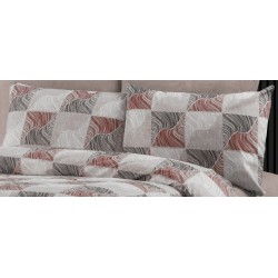 Μαξιλαροθήκες Κλεοπάτρα 611 Red-Black Dimcol (50x70) 1Τεμ