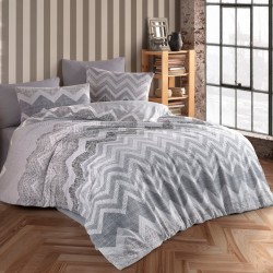 Σεντόνια Υπέρδιπλα Σετ Αθηνά 405 Grey Polycotton Dimcol (220x240) 4Τεμ