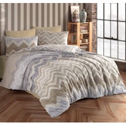 Σεντόνια Μονά Σετ Αθηνά 406 Beige Polycotton Dimcol (160x240) 3Τεμ