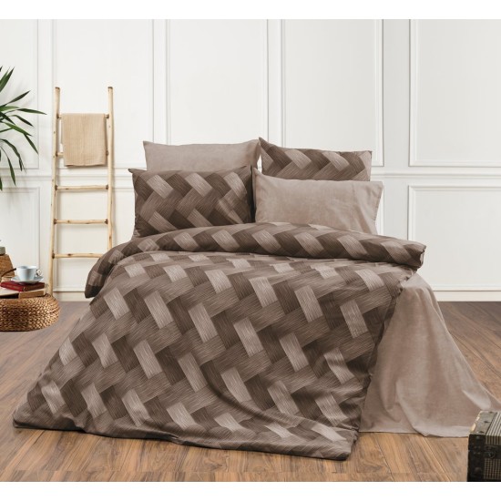 Σεντόνια Υπέρδιπλα Σετ Αλκμήνη 451 Beige Dimcol (220x240) 4Τεμ Σεντόνια Υπέρδιπλα Σετ Αλκμήνη 451 Beige Dimcol (220x240) 4Τεμ