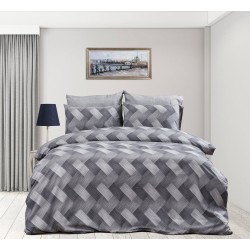Σεντόνια King Σετ Αλκμήνη 452 Grey Dimcol (240x270) 4Τεμ