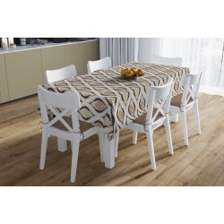 Τραπεζομάντηλο Αλέκιαστο Cyclops 460 Beige Dimcol (140x180) 1Τεμ