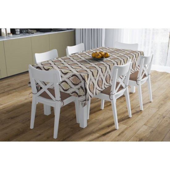 Τραπεζομάντηλο Αλέκιαστο Cyclops 460 Beige Dimcol (140x180) 1Τεμ