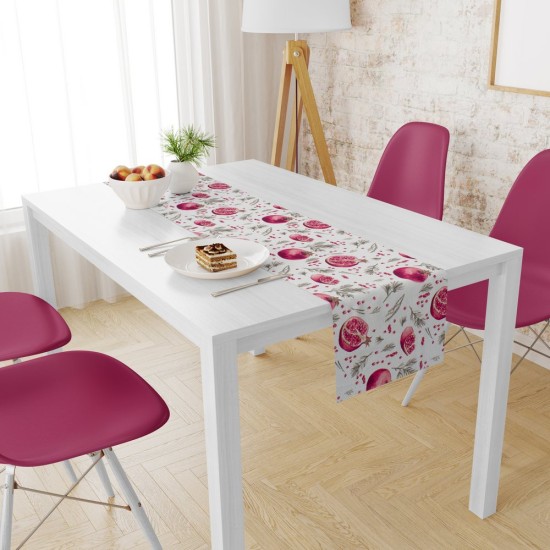Τραβέρσα Αλέκιαστη Pomegranate 458 White Dimcol (40x180) 1Τεμ