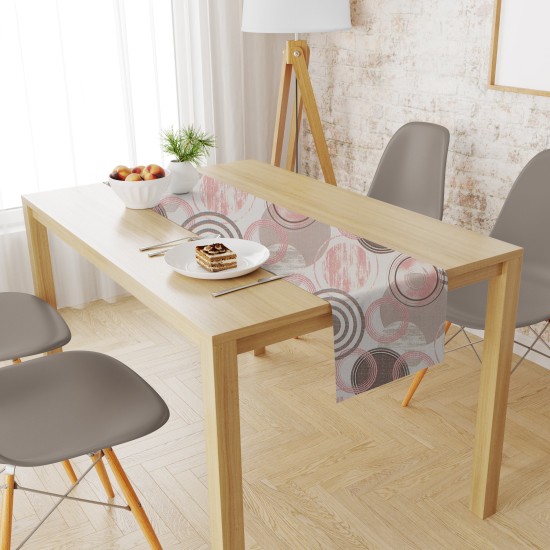 Τραβέρσα Αλέκιαστη Circles 469 Coral Dimcol (40x180) 1Τεμ