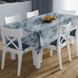 Τραπεζομάντηλο Αλέκιαστο Skid Marks 471 Blue Dimcol (140x300) 1Τεμ
