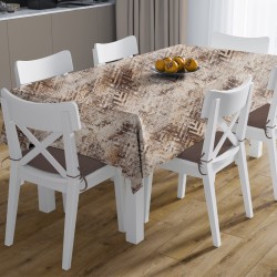 Τραπεζομάντηλο Αλέκιαστο Skid Marks 472 Beige Dimcol (140x300) 1Τεμ