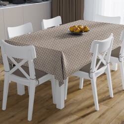 Τραπεζομάντηλο Αλέκιαστο Houndstooth 473 Beige Dimcol (140x300) 1Τεμ
