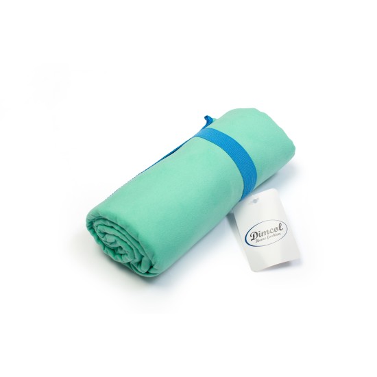 Πετσέτα Γυμναστηρίου Quick Dry Turquoise-Blue Micro Dimcol (50x80) 1Τεμ