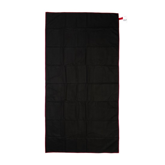 Πετσέτα Γυμναστηρίου Quick Dry Black-Bordeaux Micro Dimcol (50x80) 1Τεμ