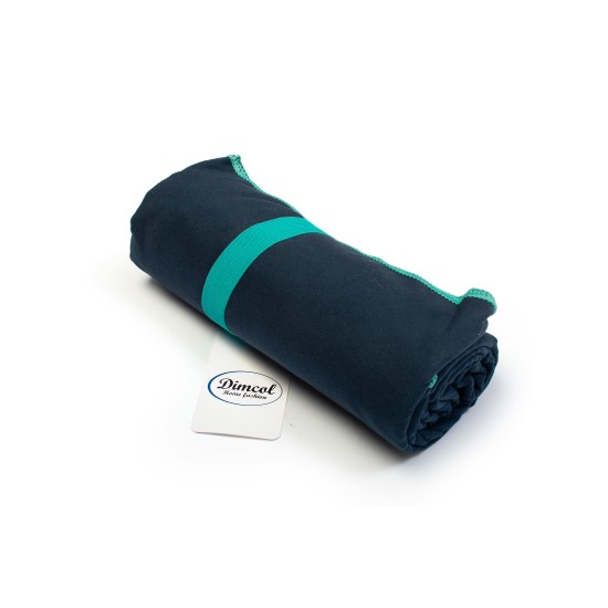 Πετσέτα Θαλάσσης Quick Dry Blue-Turquoise Micro Dimcol (80x160) 1Τεμ