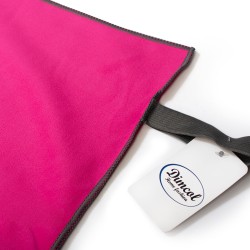 Πετσέτα Θαλάσσης Quick Dry Fuchsia-Dark Grey Micro Dimcol (80x160) 1Τεμ Πετσέτα Θαλάσσης Quick Dry Fuchsia-Dark Grey Micro Dimcol (80x160) 1Τεμ