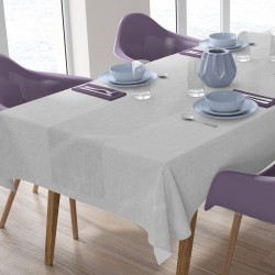 Τραπεζαρίας Σετ Αλέκιαστο Panama White (Τραπεζομάντηλο 140x220 Τραβέρσα 40x220) Dimcol 2Τεμ