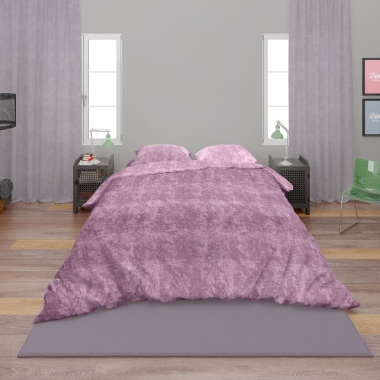 Παπλωματοθήκη Μονή Shadow 25 Light Purple Dimcol (160x240) 1Τεμ